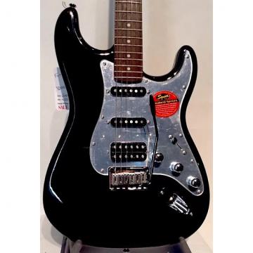 Custom Squier Black and Chrome Standard Stratocaster® HSS