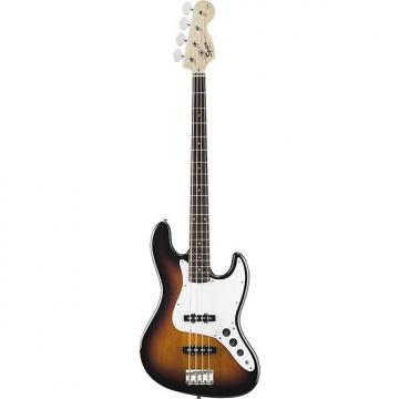 Custom Squier Affinity Series Jazz Bass Guitar - Brown Sunburst