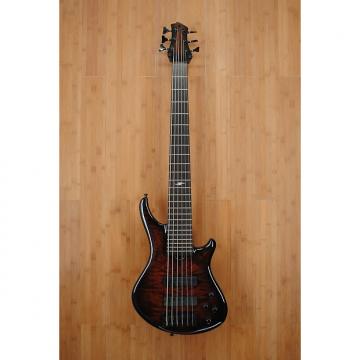 Custom Roscoe SKB Custom 6 String Bass Black-to-Brownburst