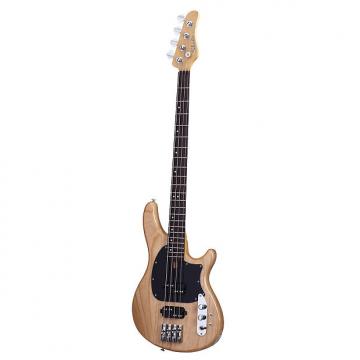 Custom Schecter 2490 4-String Bass Guitar, Gloss Natural, CV-4
