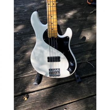 Custom Fender Modern Player Dimension Bass Olympic White w/ Maple Fretboard