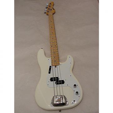 Custom Vintage 1980's Bradley P bass 4 string Electric Bass Guitar made in Japan  Gloss White