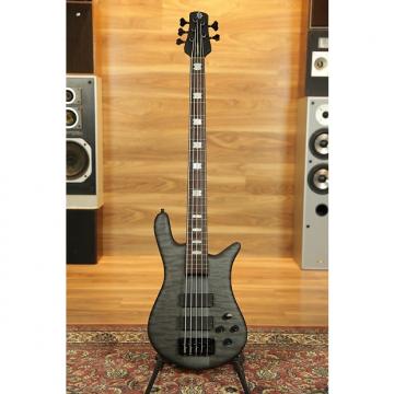 Custom Spector Euro5LX 5 String Electric Bass - Trans Black Stain Matte
