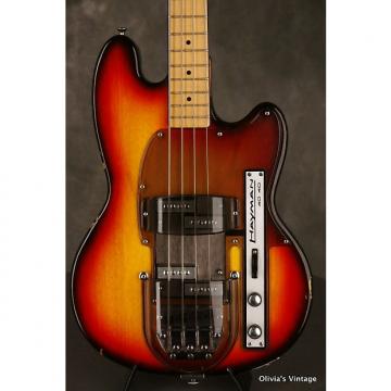 Custom Hayman 40/40 Bass 3-tone w/both transparent covers 1970s Sunburst