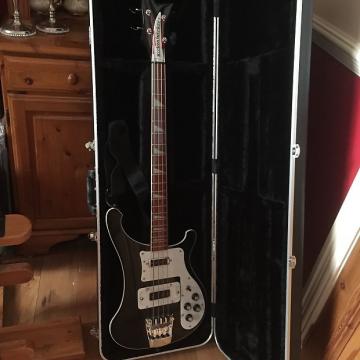 Custom Rickenbacker  4003 Jetglo Bass Guitar  2004 Black and White