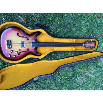 Custom Hohner Bartell Bass Fretless Black Widow 1968 Sunburst