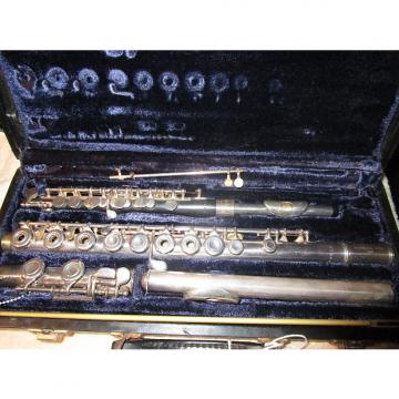 Custom vintage Artley Model 19-0 piccolo and Model 5-0 open hole flute AS IS For parts or repair project