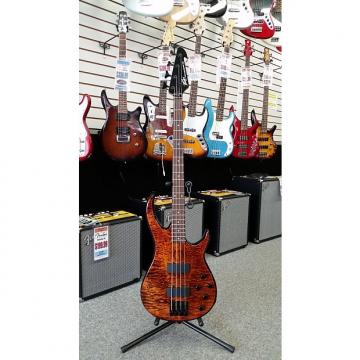 Custom Peavey Millennium 4 AC BXP 4-String Active Electric Bass Circa 2015 Transparent Tiger Eye Quilted Maple