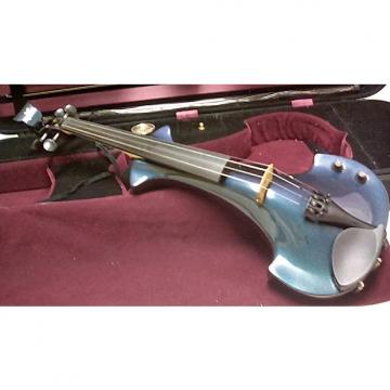 Custom Bridge Aquila 2013 Purple/Green Harlequin Electric Violin
