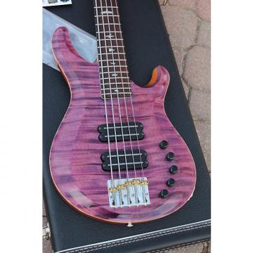 Custom 2014 Paul Reed Smith PRS Gary Grainger 5-String 10 Top Armando's Amethyst Purple Electric Bass Case
