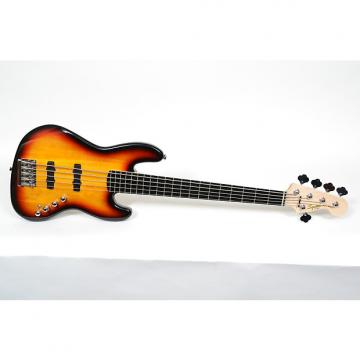 Custom Squier Deluxe Jazz Bass Active V 5-String Electric Bass Guitar