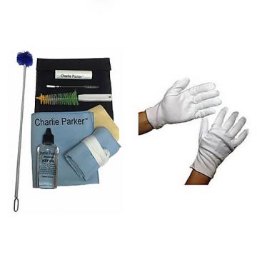 Custom Charlie Parker Paramount Series Tenor Saxophone Care &amp; Cleaning Kit w/Bonus Marching Gloves