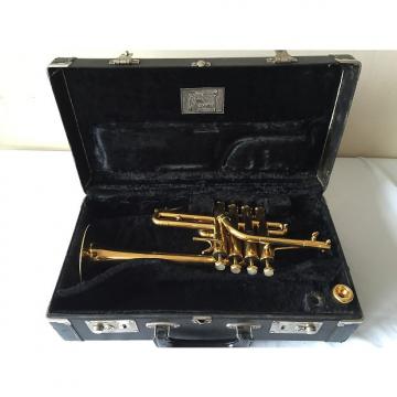 Custom Shilke P5-4 Piccolo Gold Plated Trumpet