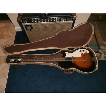 Custom Vintage 1960's Kay 5915 Electric Bass Guitar w/ Original Case! USA-Made!