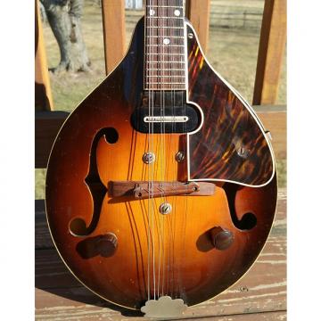 Custom Gibson EM100 A Style Mandolin w/Pick Up 1940's 2 Color Sunburst
