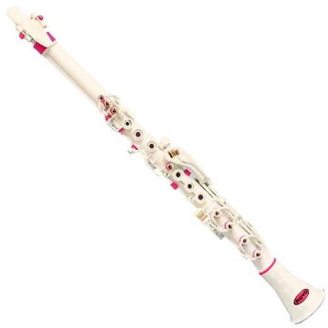 Custom Nuvo Clarineo Clarinet - White/Pink