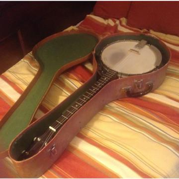 Custom Vega Sunburst 1960's Tenor Banjo 1960's Antique Sunburst