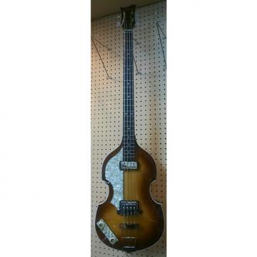 Custom Hofner 500/1 Bass Left-Handed Made In Germany Natural Burst