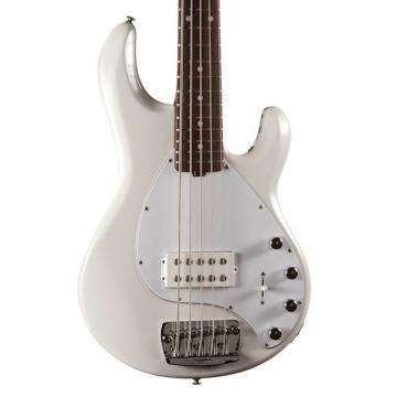 Custom Ernie Ball Music Man Limited Edition Stingray 5H Solid Rosewood Neck in all White!