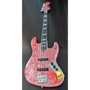 Custom Bacchus Handmade Japan Series - WOODLINE DX4/E In Limited Wrap Red Finish - Very Rare - NEW
