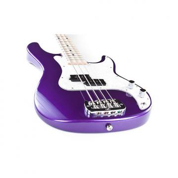 Custom G&amp;L USA LB-100 Electric Bass Guitar Maple Fingerboard Royal Purple + Hard Case