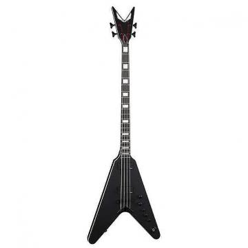 Custom Dean V Stealth Bass - Black Satin w/EMG