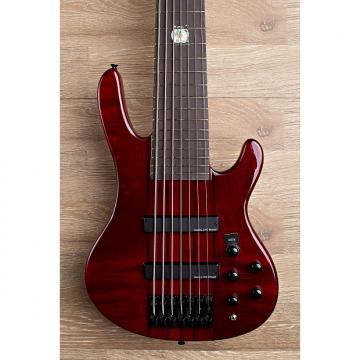 Custom Wolf 7 String Jazz Bass Neck Through Transparent Red [2 out of 12]