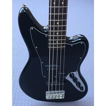 Custom Squier Vintage Modified Jaguar Bass V 5 String Special In Black