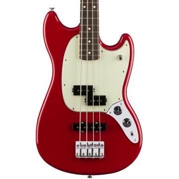Custom Fender Mustang Bass PJ - Rosewood - Torino Red