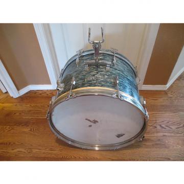 Custom Pearl Vintage 22 Inch Bass Drum, 1960s, Blue Oyster, Japan Made Very Clean!