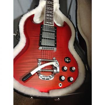 Custom Gibson SG Deluxe 2013 Red flame top