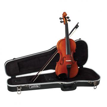 Custom Becker 1000F 4/4 Full Size Violin Outfit - Polished Gold Brown