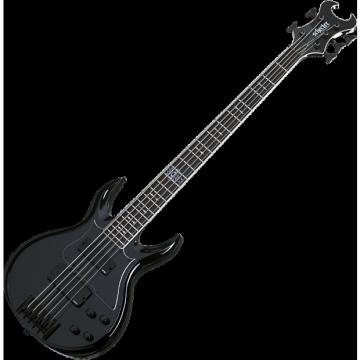 Custom Schecter Mephisto King Ov Hell Signature Electric Bass in Gloss Black Finish