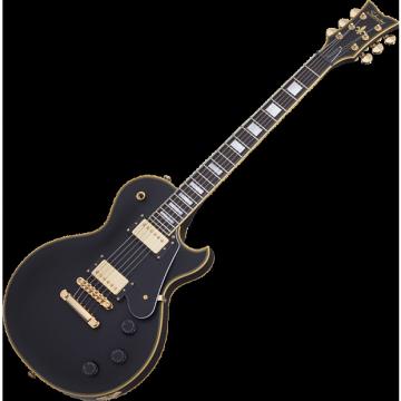 Custom Schecter Solo-II Custom Electric Guitar Aged Black Satin