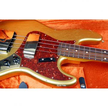 Custom Fender Custom Shop 64 Jazz Bass Relic 2016 Aztec Gold Matching Gold Hardware Cruz Tool Kit RARE!