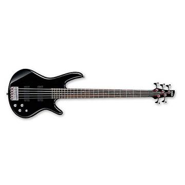 Custom Ibanez GSR205BK 5-String Electric Bass Guitar, Black Finish