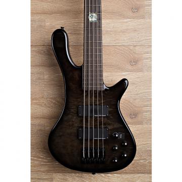 Custom 2017 Wolf S8-5 Black 5 String Neck Through Bass
