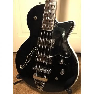 Custom DiPinto Belvedere Semi-Hollowbody Bass -- Korean; Black/White Finish; Exc. Cond.; w/ DiPinto Gig Bag