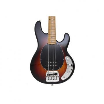 Custom Music Man Classic StingRay 4 Electric Bass Guitar - Vintage Burst, Birdseye Maple Fingerboard, Black