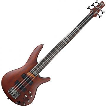 Custom Ibanez SR Standard SR505 5 String Electric Bass Brown Mahogany