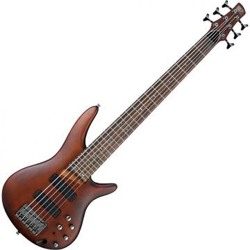 Custom Ibanez SR Standard SR506 6 String Electric Guitar Brown Mahogany