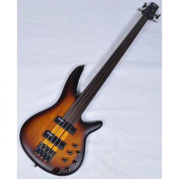 Custom Ibanez SRF700 Fretless Electric Bass in Brown Burst Flat