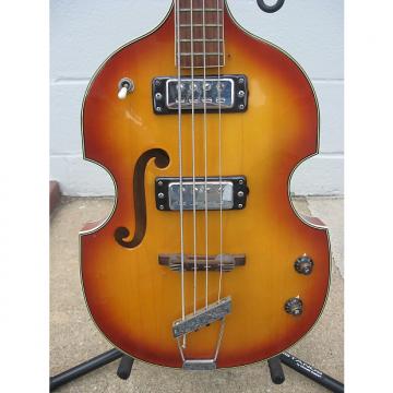 Custom Mayfair Deluxe Bass 60's 70's Vintage Sunburst Case,  Kent Teisco