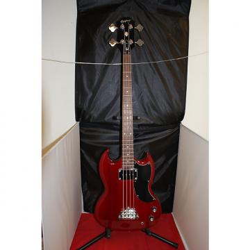 Custom Epiphone EB-0 Cherry Red Wood Bass