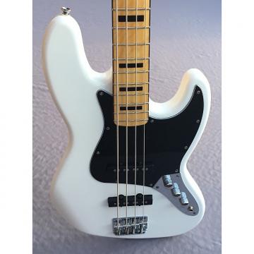Custom Squier Vintage Modified '70s Jazz Bass In Olympic White