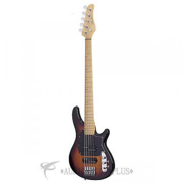 Custom Schecter CV-5 Maple Fretboard Electric Bass 3-Tone Sunburst - 2494 - 815447023570