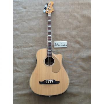 Custom Fender Kingman SCE Acoustic Bass 2016 Gloss Natural