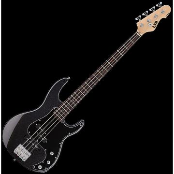 Custom ESP LTD AP-204 Electric Bass in Charcoal Metallic