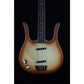 Custom Danelectro D58LHBLFT Longhorn Lefty Bass Guitar in Copper - Factory 2nd