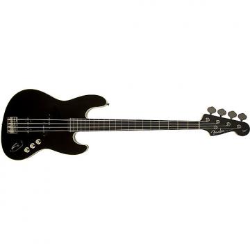 Custom Fender Aerodyne 4-String Jazz Electric Bass Guitar SS Rosewood Fingerboard Black